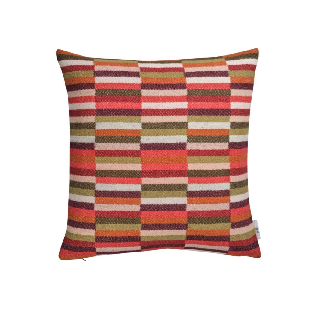 Røros Tweed,Lammwollkissen Ida 50 x 50 cm von Røros Tweed,Red Shades,Wohntextilien,Zierkissen