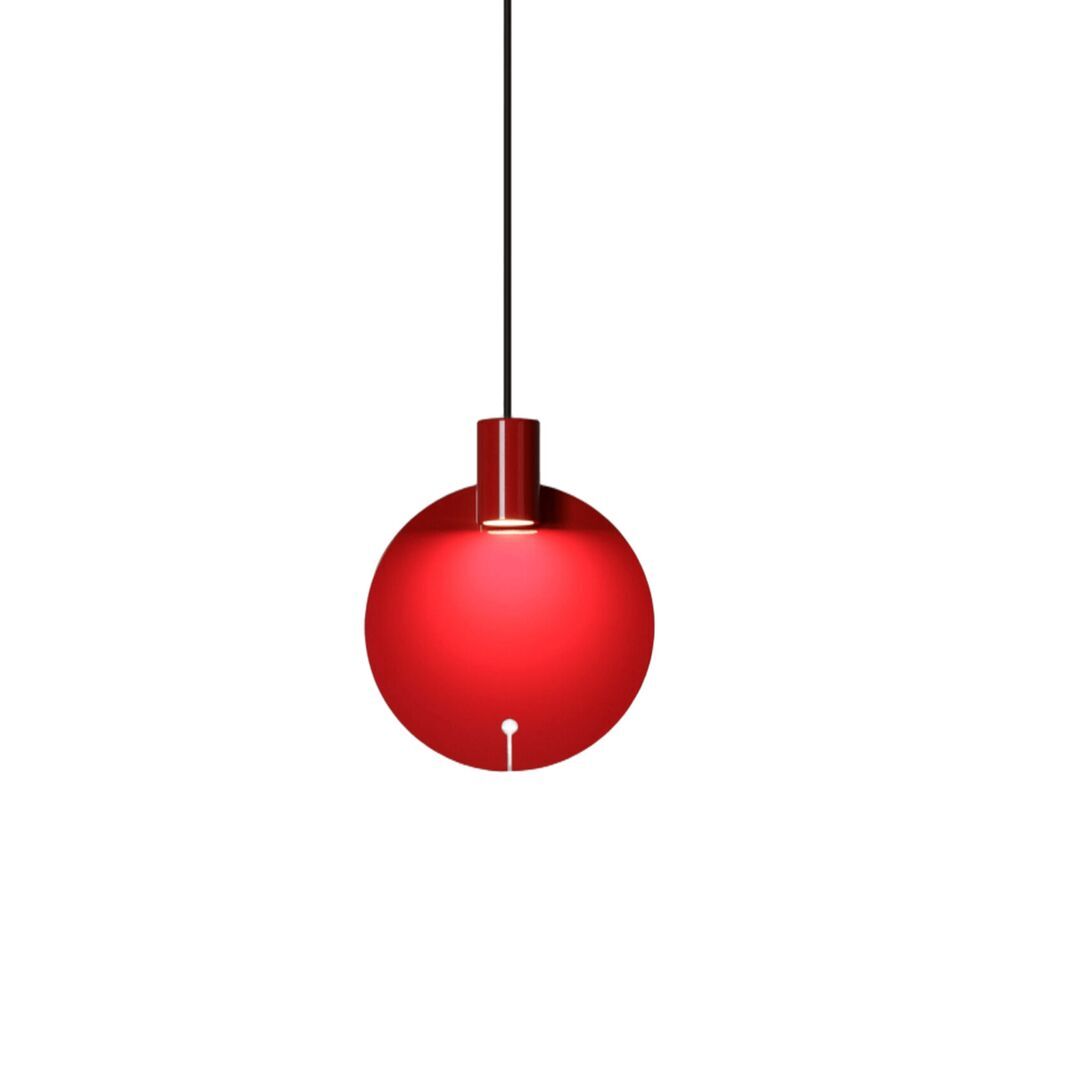 Santa & Cole Pendelleuchte Bijou von Santa & Cole Dali, Reines Rot, S