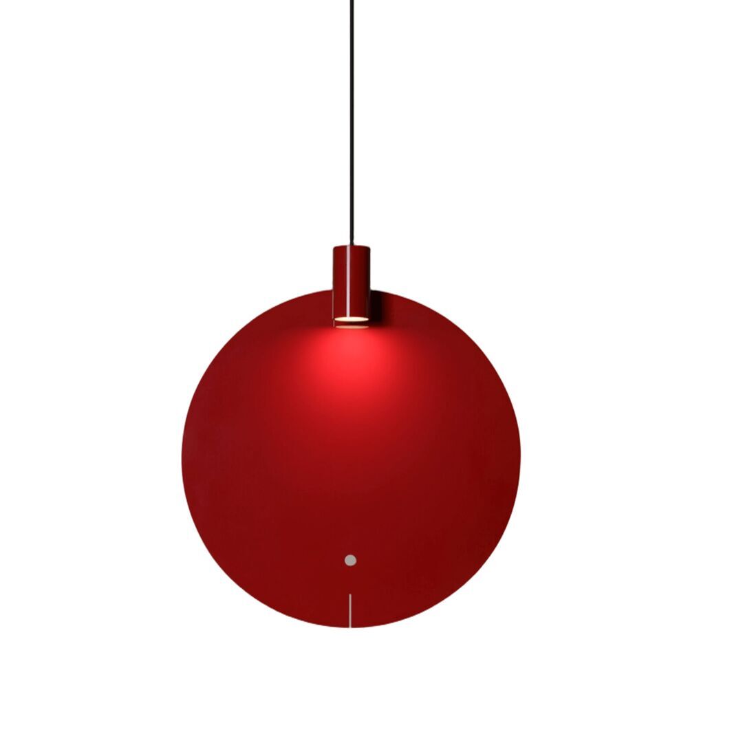 Santa & Cole Pendelleuchte Bijou von Santa & Cole 1-10V, Reines Rot, L