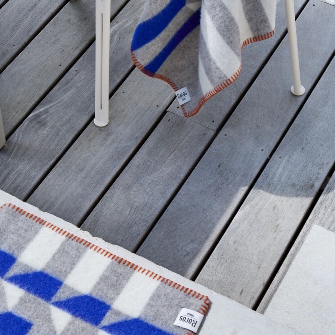 Røros Tweed Sitzkissen aus Lammwolle Kvam im 4er Set von Røros Tweed