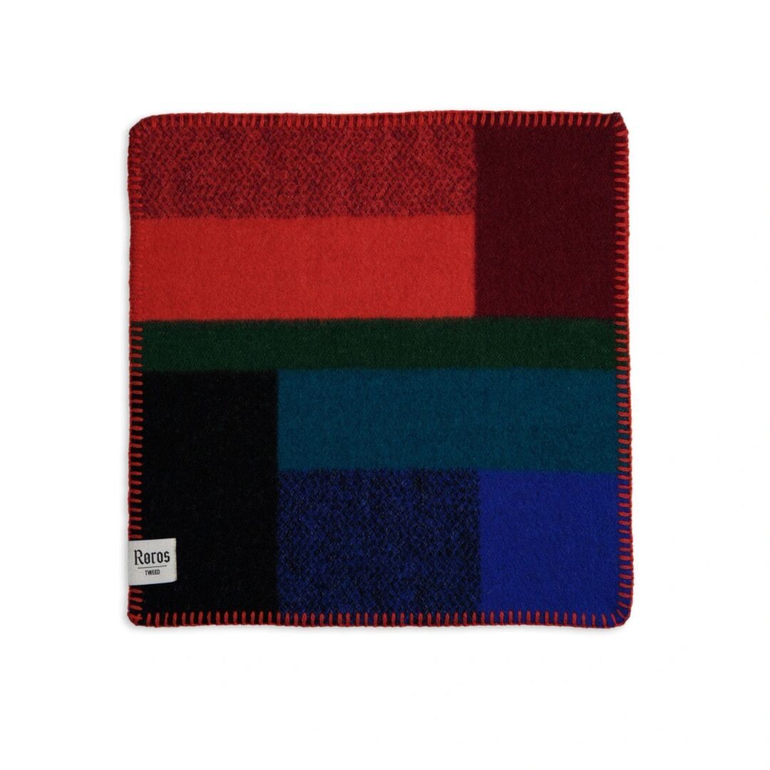 Røros Tweed Sitzkissen aus Lammwolle Mikkel im 4er Set von Røros Tweed Dunkel 