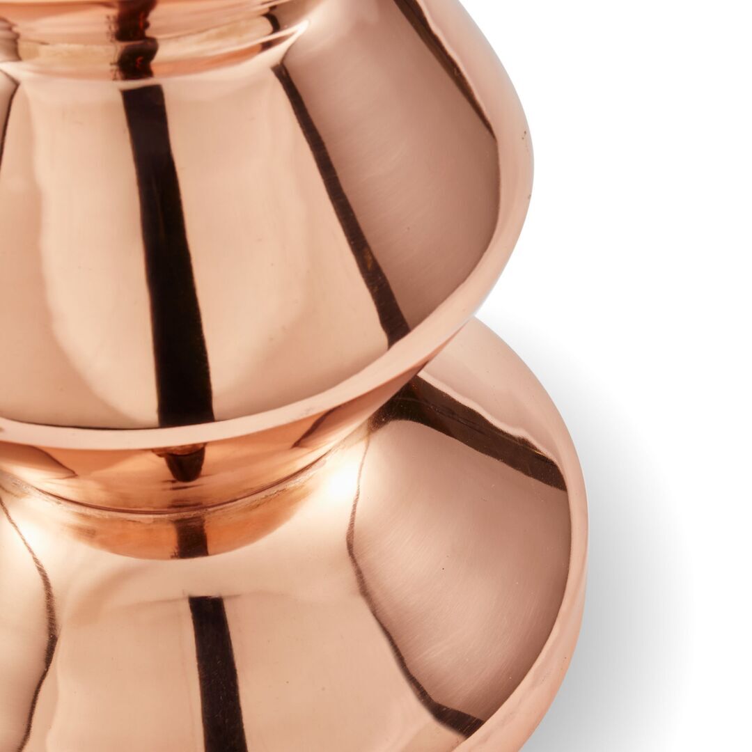 Pols Potten Metallhocker Zig Zag von Pols Potten Roségold
