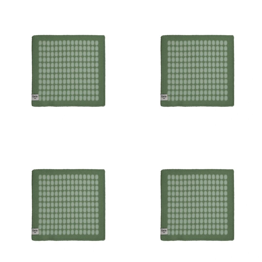 Røros Tweed Sitzkissen aus Lammwolle Palette im 4er Set von Røros Tweed Sage