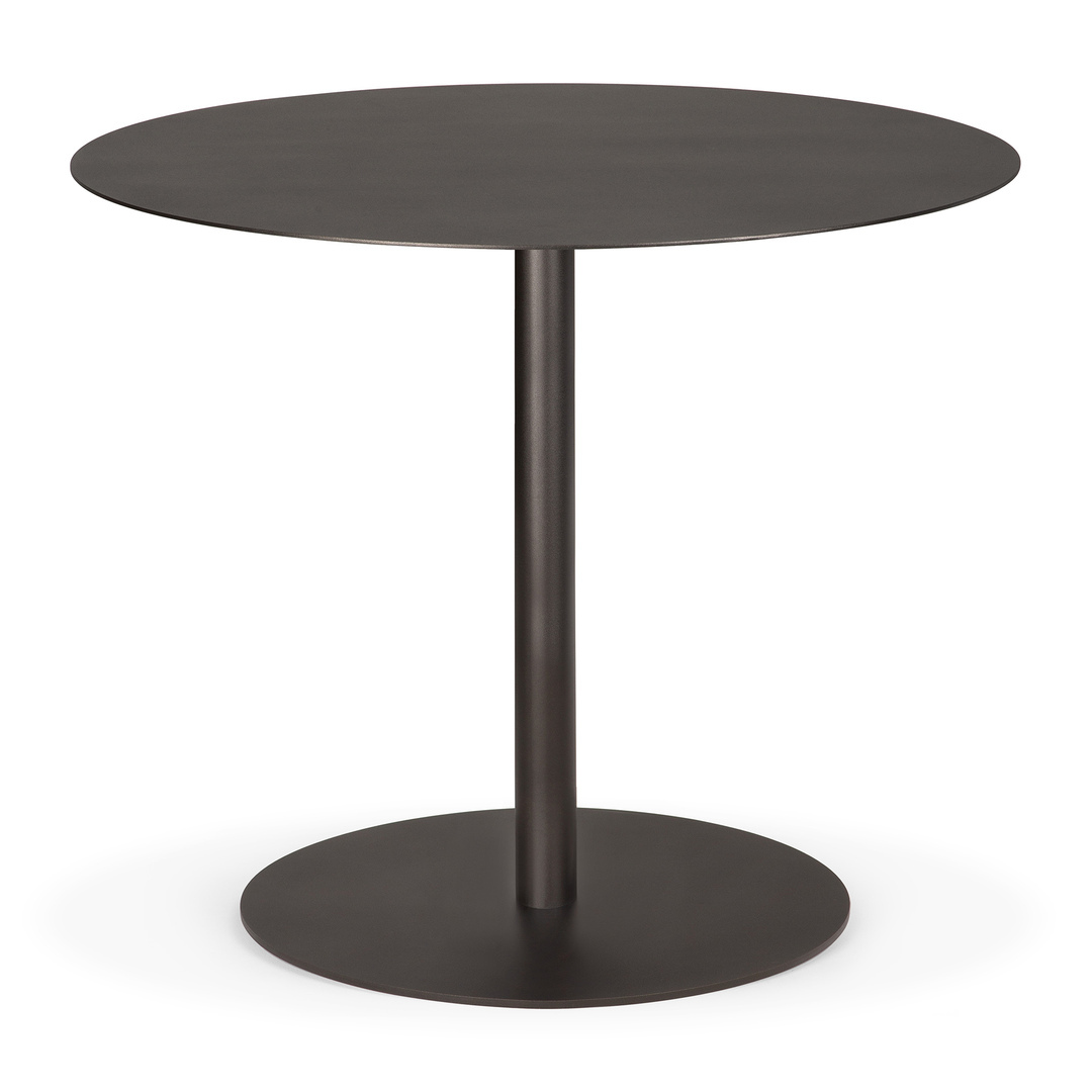 60122_Blend_dining_table_Dark_Bronze_metal_top_round_with_base_metal_Dark_Bronze_front_cut_WEB
