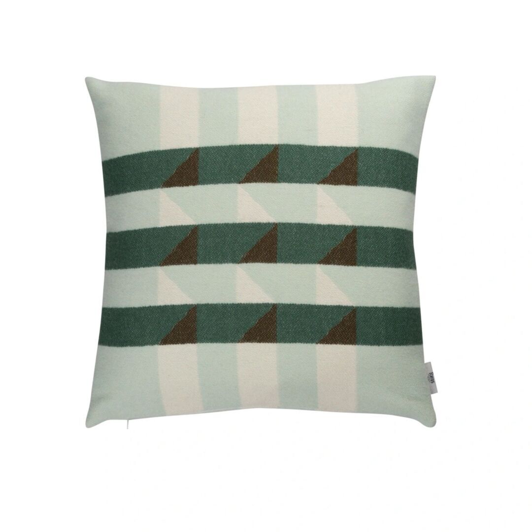 Røros Tweed Lammwollkissen Kvam 50 x 50 cm von Røros Tweed Green