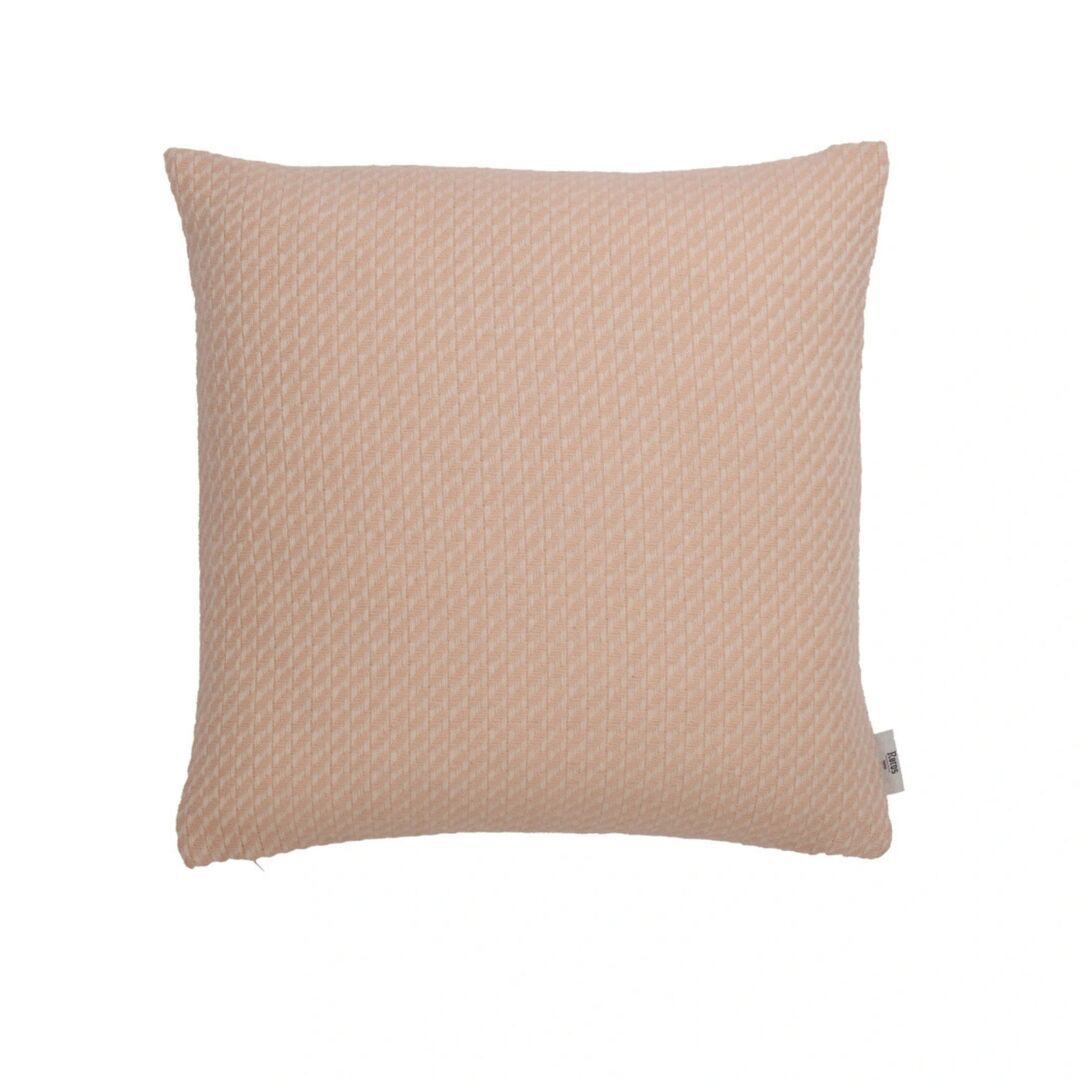 Røros Tweed,Lammwollkissen Mello 50 x 50 cm von Røros Tweed,Powder Pink,Wohntextilien,Zierkissen