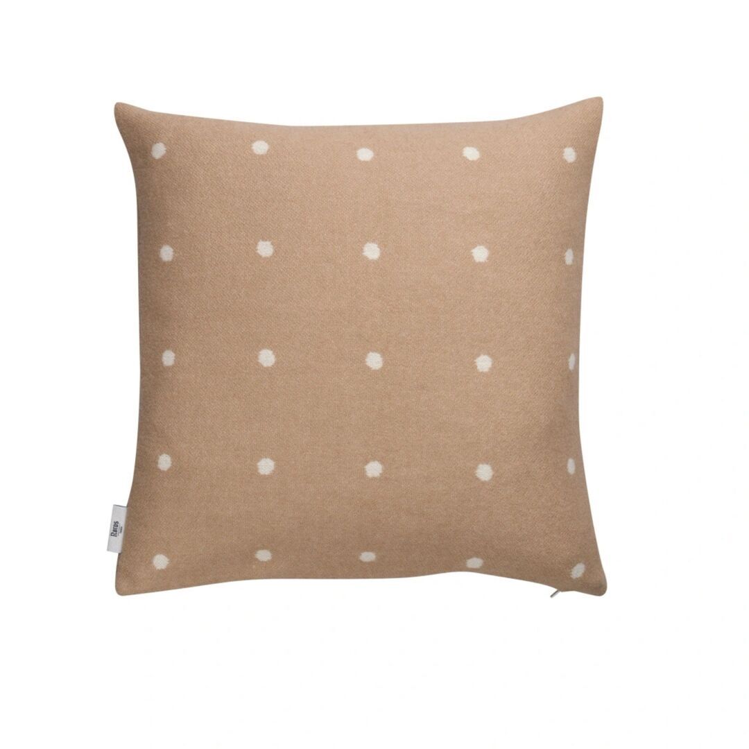 Røros Tweed Lammwollkissen Pastille 50 x 50 cm von Røros Tweed Mushroom