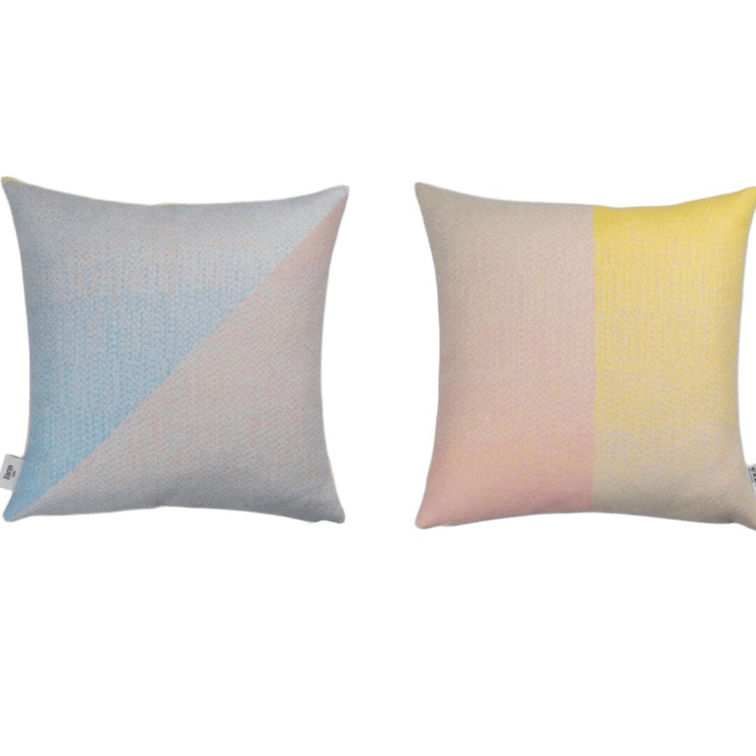 Røros Tweed Lammwollkissen Portør 50 x 50 cm von Røros Tweed Pastell