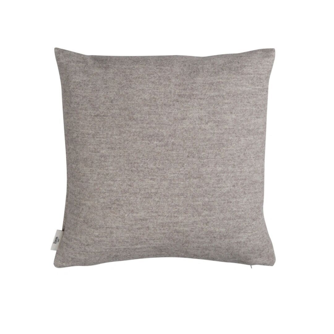Røros Tweed Lammwollkissen Stemor 50 x 50 cm von Røros Tweed Grau