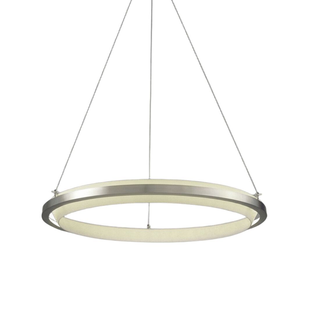 Santa & Cole Pendelleuchte Nimba 120 von Santa & Cole Hellrosa RAL 3015, Weiss / Weiss, Matte finish. Dimmable DALI