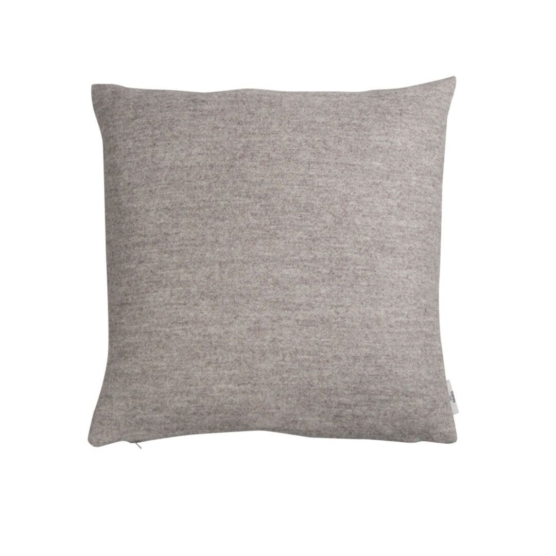 Røros Tweed Lammwollkissen Stemor 50 x 50 cm von Røros Tweed Grau