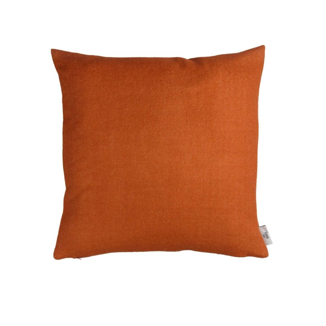 Røros Tweed Lammwollkissen Stemor 50 x 50 cm von Røros Tweed Rostrot