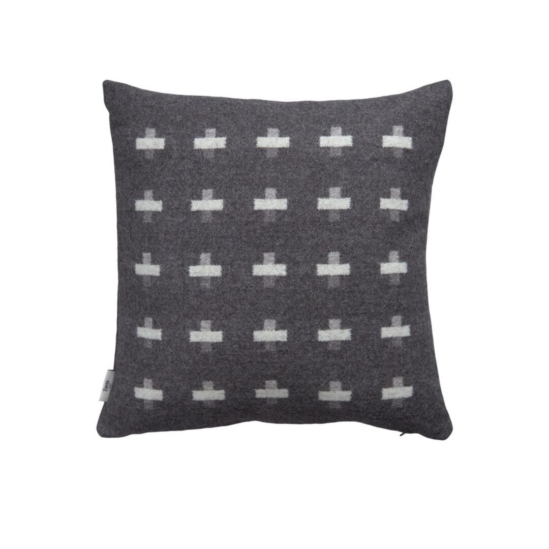 Røros Tweed Lammwollkissen Syndin 50 x 50 cm von Røros Tweed Slate