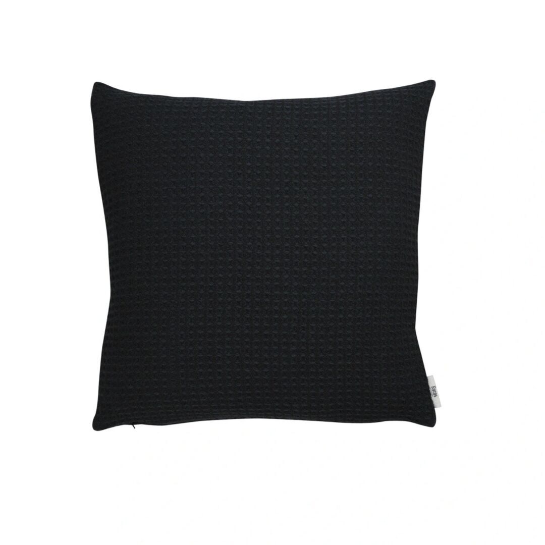 Røros Tweed Lammwollkissen Vega 50 x 50 cm von Røros Tweed Schwarz