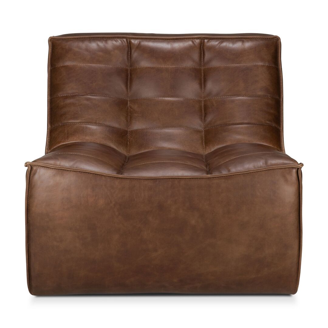 Ethnicraft N701 Modulsofa 1 Sitzer 1-Sitzer / B: 91 cm, Chestnut