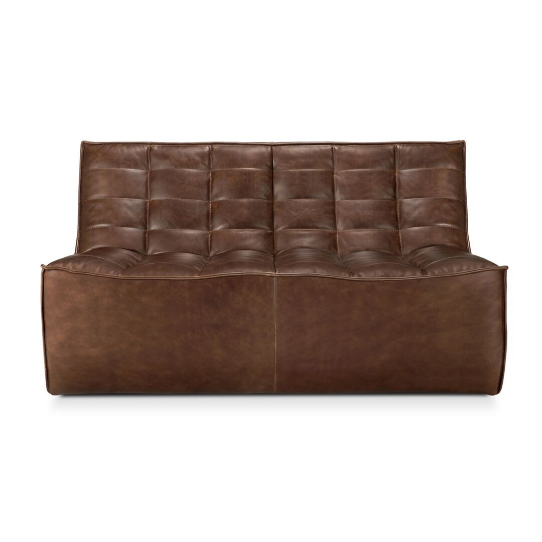 Ethnicraft N701 Modulsofa 2-Sitzer 2-Sitzer / B: 140 cm, Chestnut