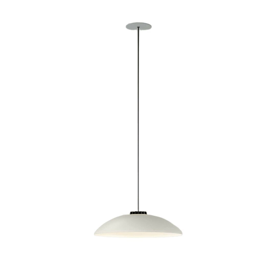 Santa & Cole Pendelleuchte HeadLed Metallic S von Santa & Cole White, 8 M / 315", White Built-In (Not Dimmable)
