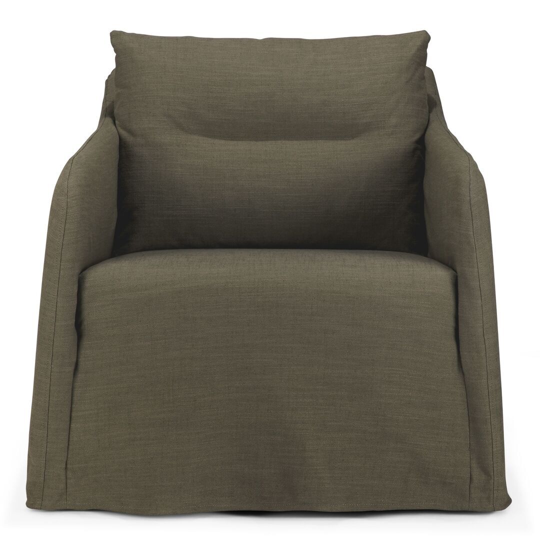Ethnicraft_21411_Weave_lounge_chair_Green_linen_with_removable