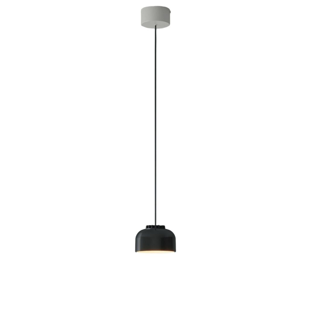 Santa & Cole Pendelleuchte HeadLed Ceramic S von Santa & Cole Hellrosa RAL 3015, Black, Weiss / Weiss, 3 M / 118.1", White Surface Dimmable DALI