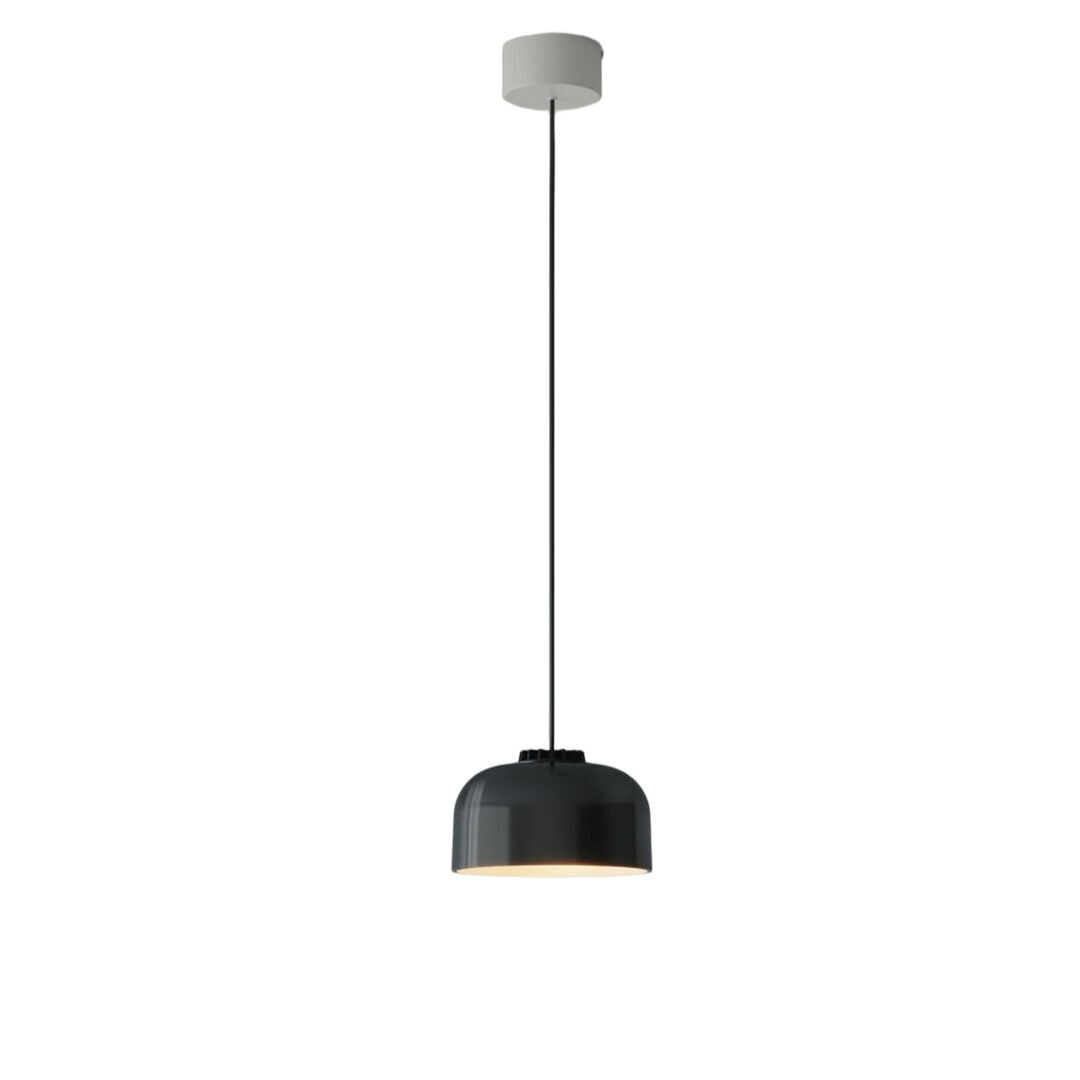 Santa & Cole Pendelleuchte HeadLed Ceramic L von Santa & Cole  Hellrosa RAL 3015, Black, Weiss / Weiss, 3 M / 118.1", White Surface Dimmable DALI