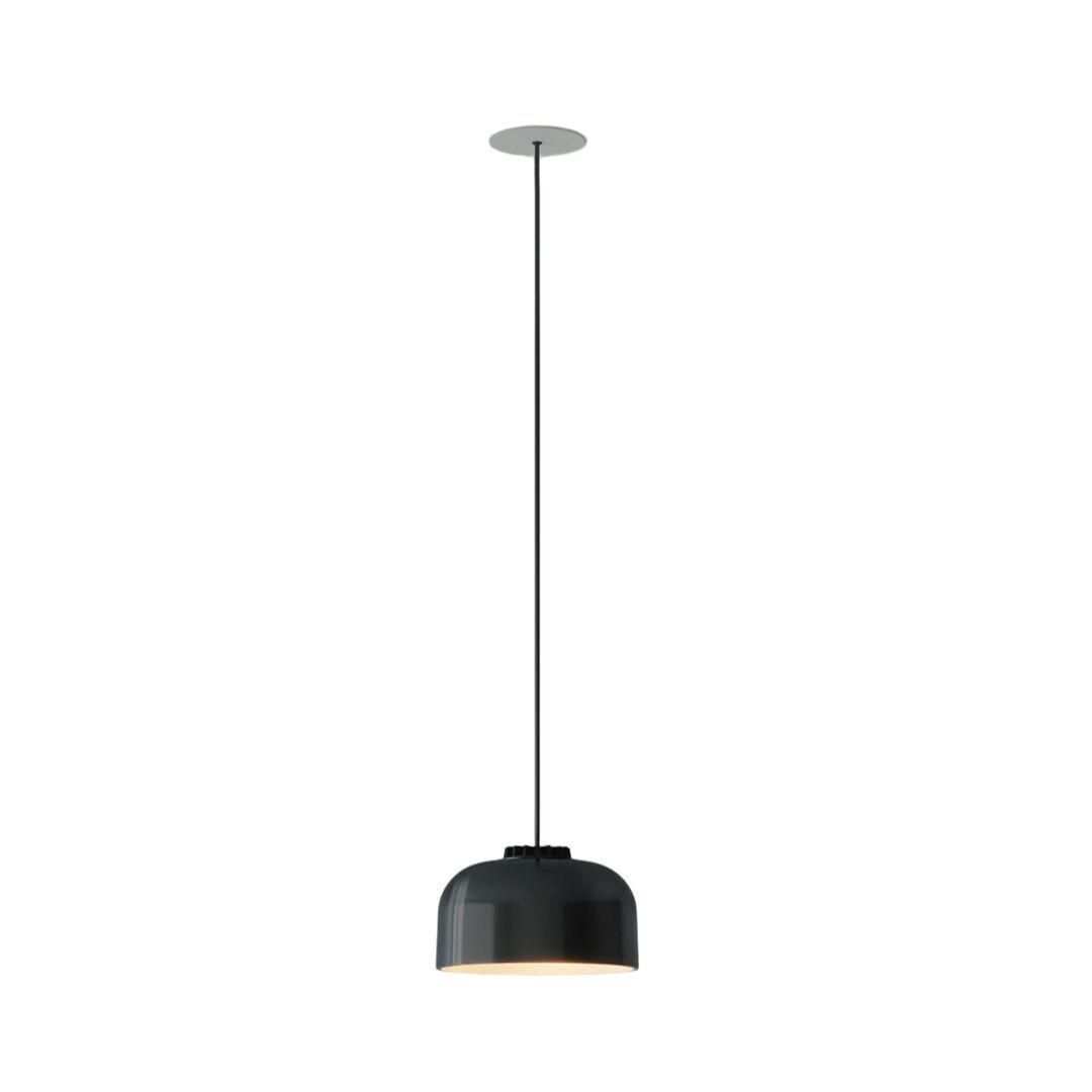 Santa & Cole Pendelleuchte HeadLed Ceramic L von Santa & Cole  Hellrosa RAL 3015, Black, Weiss / Weiss, 8 M / 315", White Built-In (Not Dimmable)