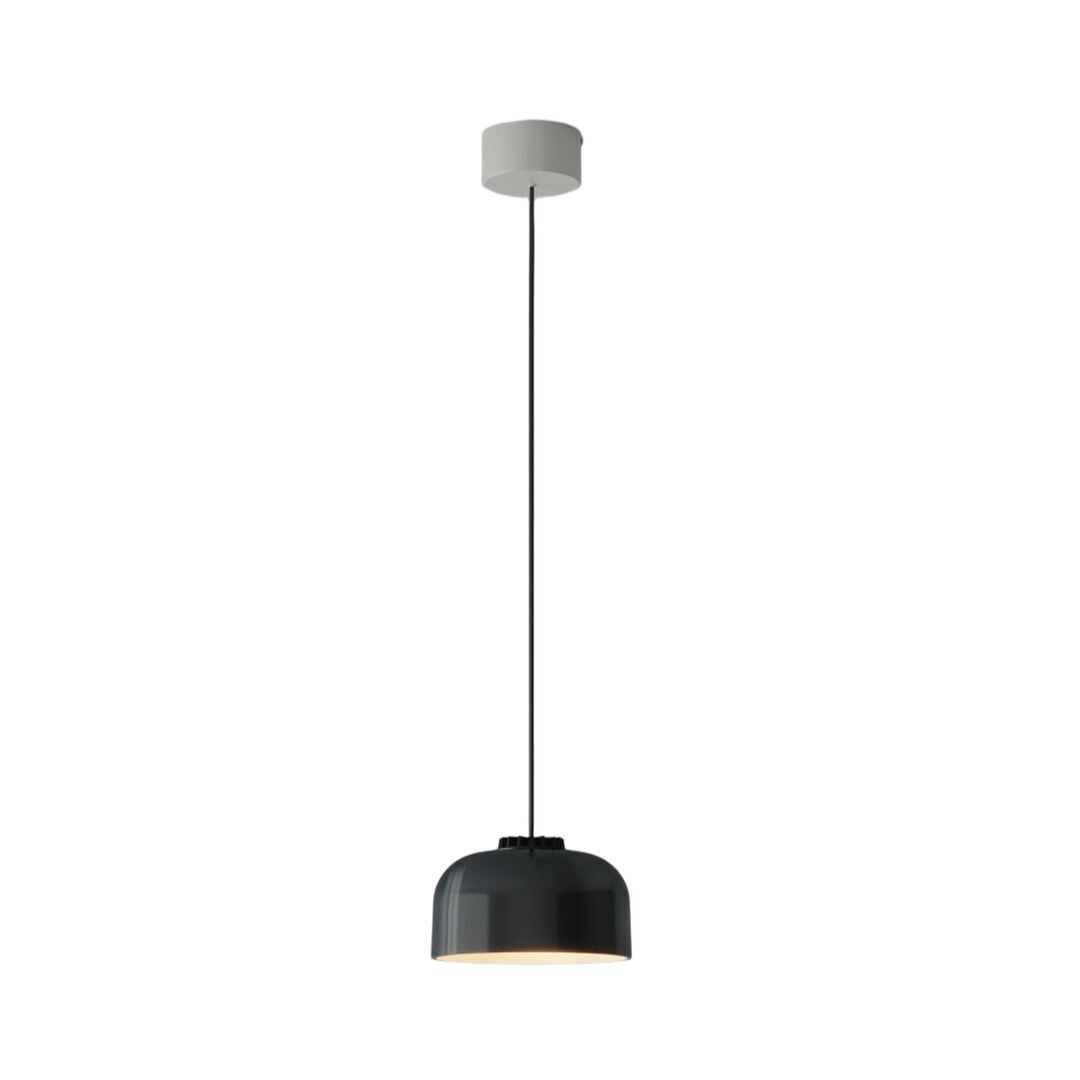 Santa & Cole Pendelleuchte HeadLed Ceramic L von Santa & Cole  Hellrosa RAL 3015, Black, Weiss / Weiss, 8 M / 315", White Surface Dimmable DALI