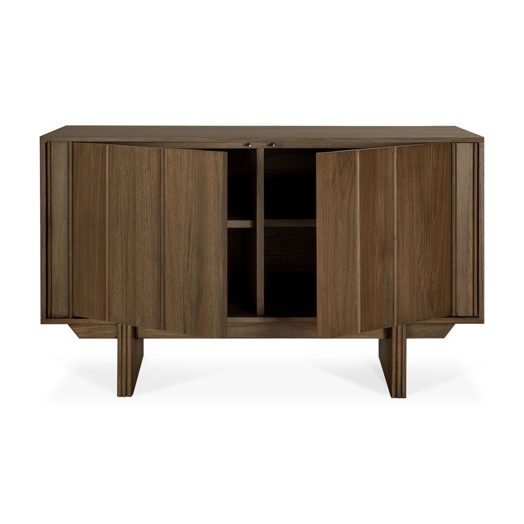 Ethnicraft_14321_Pillar_sideboard_varnsihed_teak_Wild_Brown_2_doors