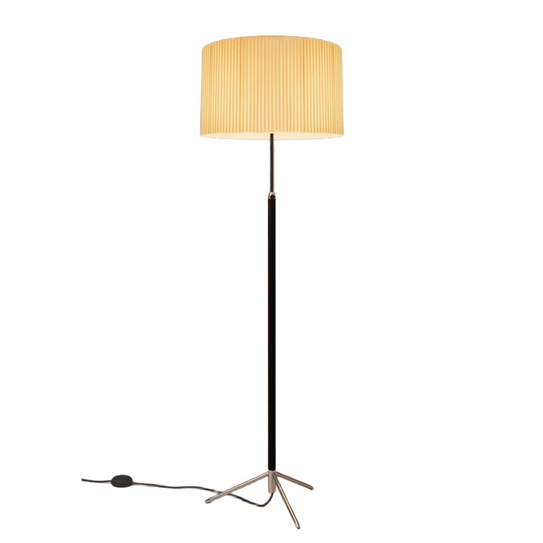 Santa & Cole Stehleuchten Pie de Salón G2 von Santa & Cole Natural Ribbon, Chrome-Plated