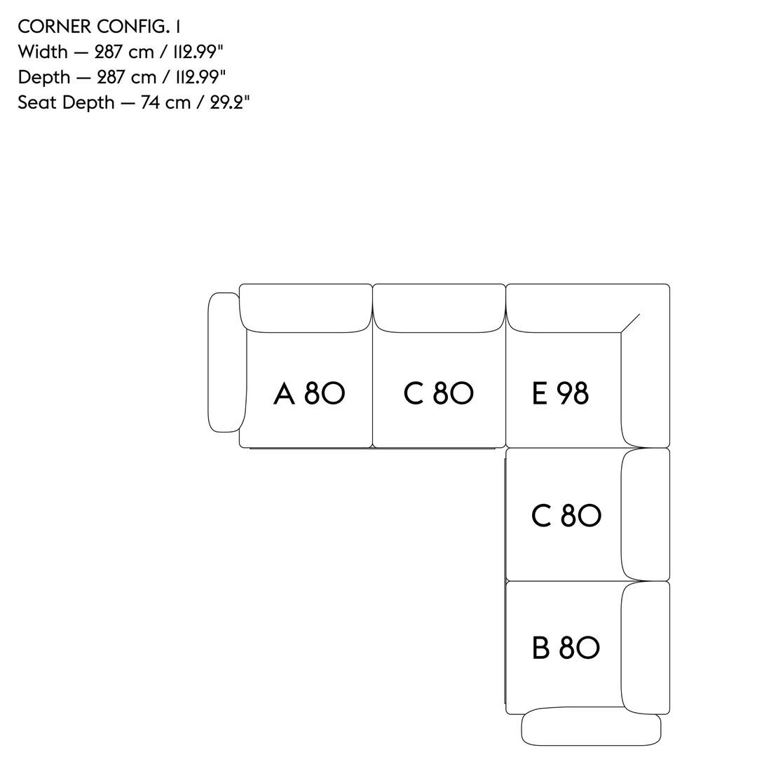 Muuto Modular Ecksofa In Situ von Muuto