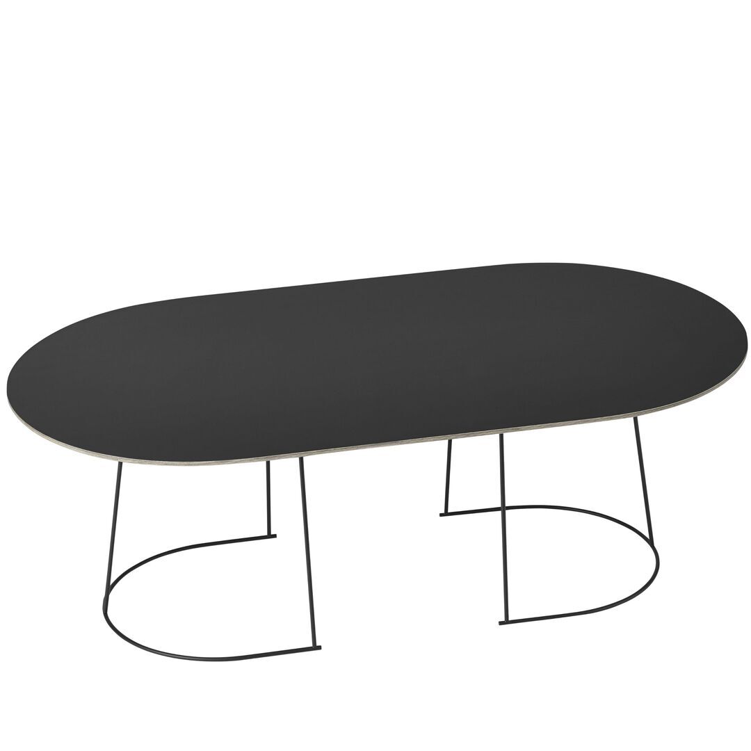 Muuto Couchtisch Airy von Muuto Black, Large