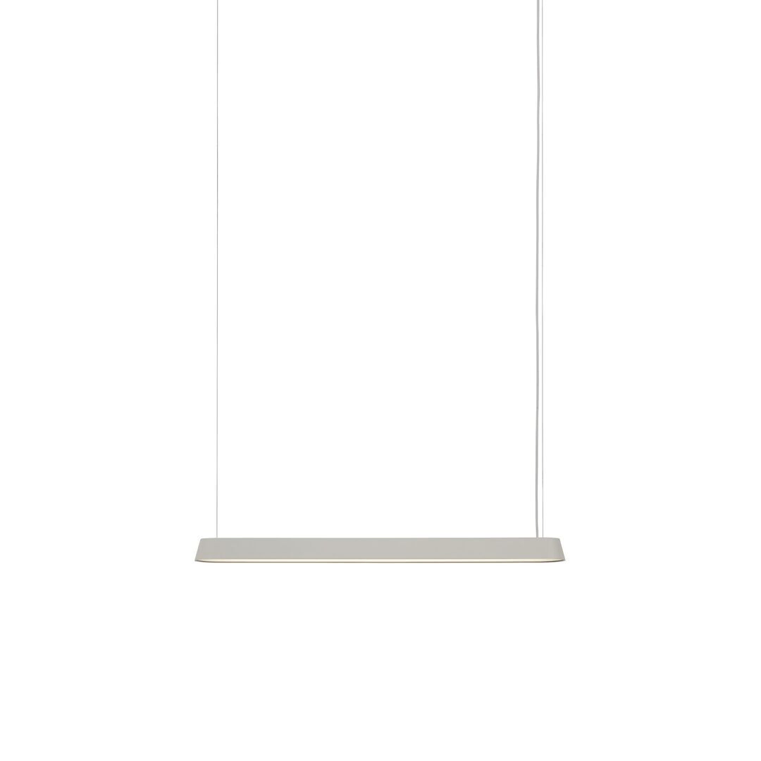 Muuto Pendelleuchte Linear von Muuto Grau, L: 87.2 cm