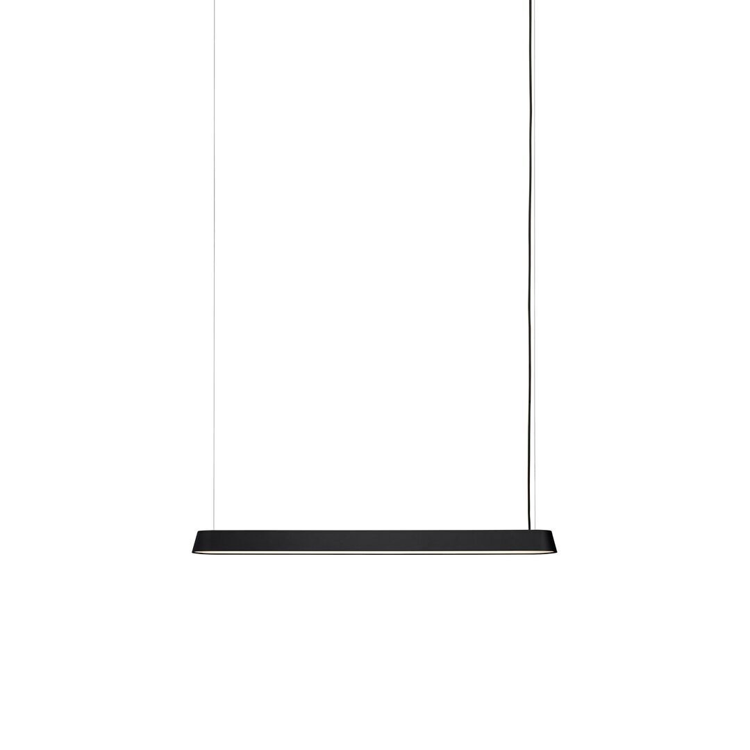 Muuto Pendelleuchte Linear von Muuto Schwarz, L: 87.2 cm