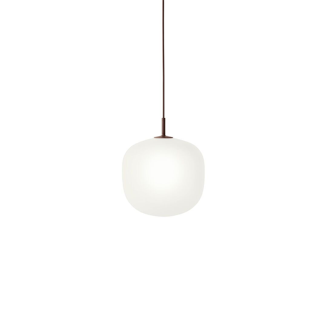 Muuto Pendelleuchte 'Rime' Ø: 25 cm, Tiefrot
