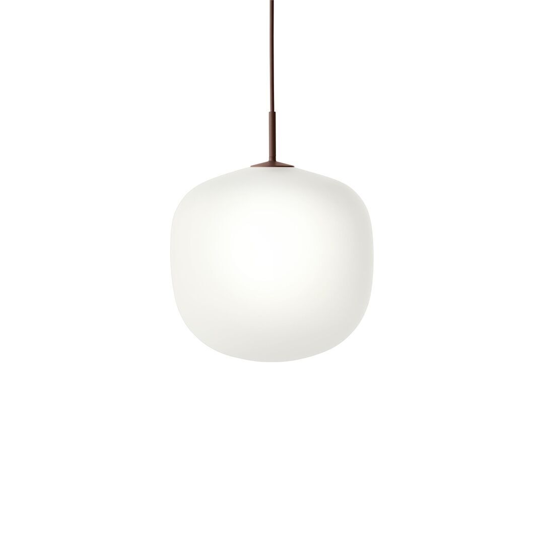 Muuto Pendelleuchte 'Rime' Ø: 37 cm, Tiefrot