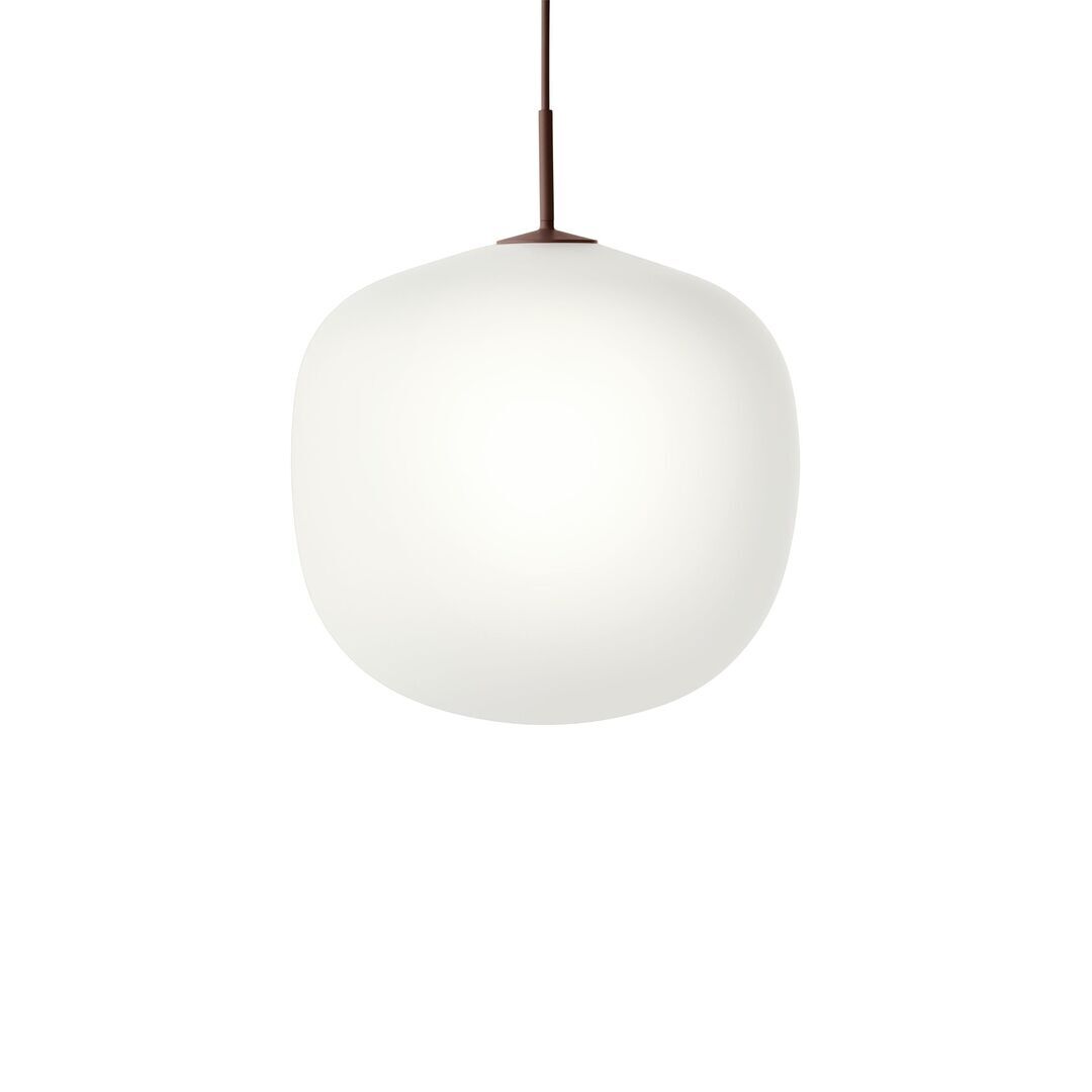 Muuto Pendelleuchte 'Rime' Ø: 45 cm, Tiefrot