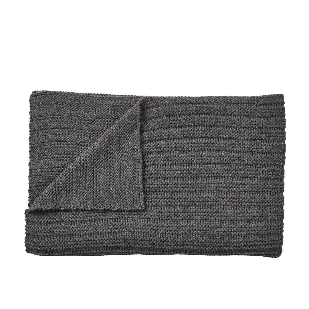 Muuto Decke Ample von Muuto Dunkelgrau