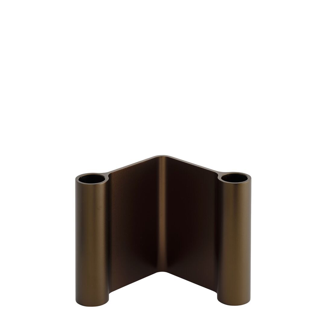 Muuto Kerzenhalter Pair von Muuto Braun, H: 11 cm