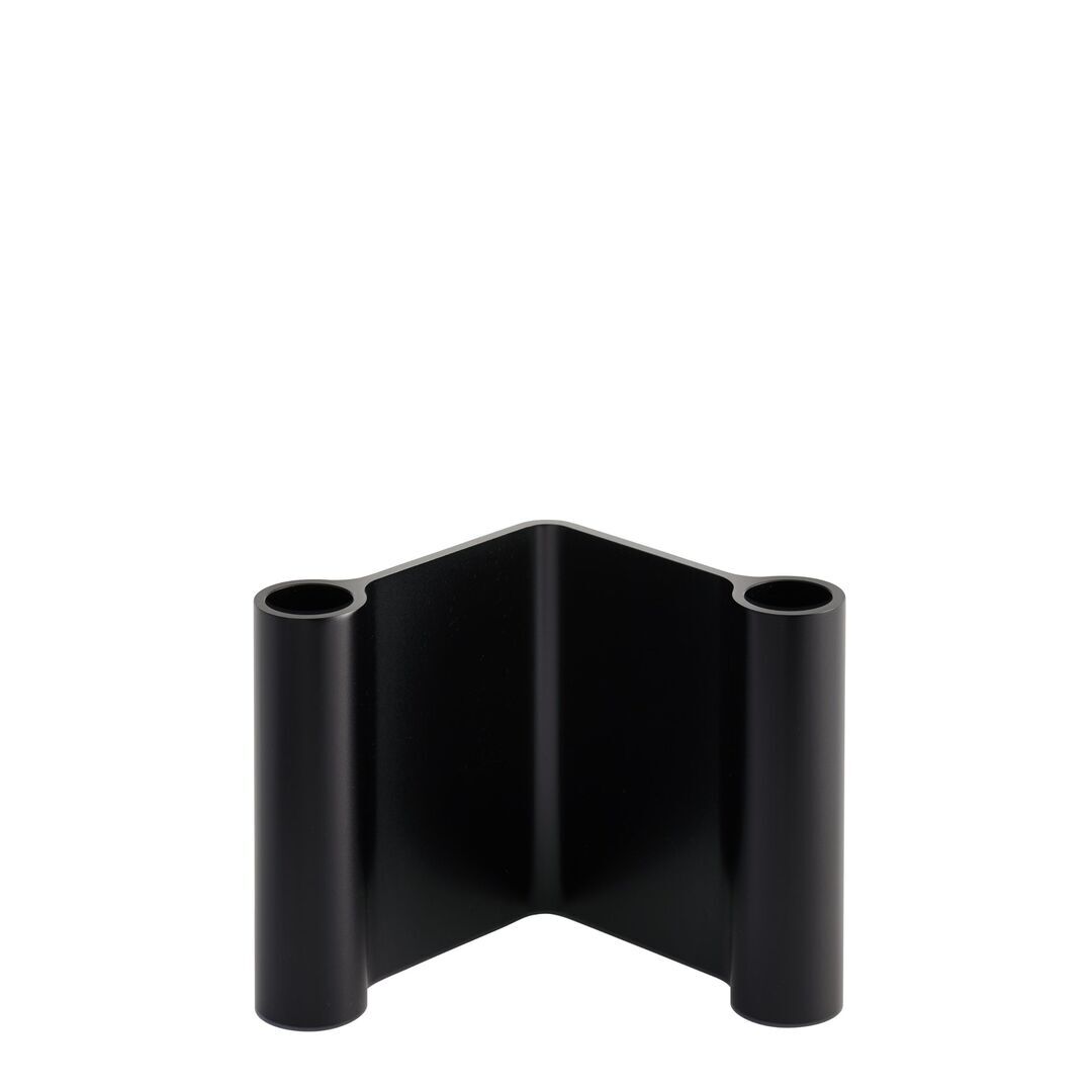 Muuto Kerzenhalter Pair von Muuto  Schwarz, H: 11 cm