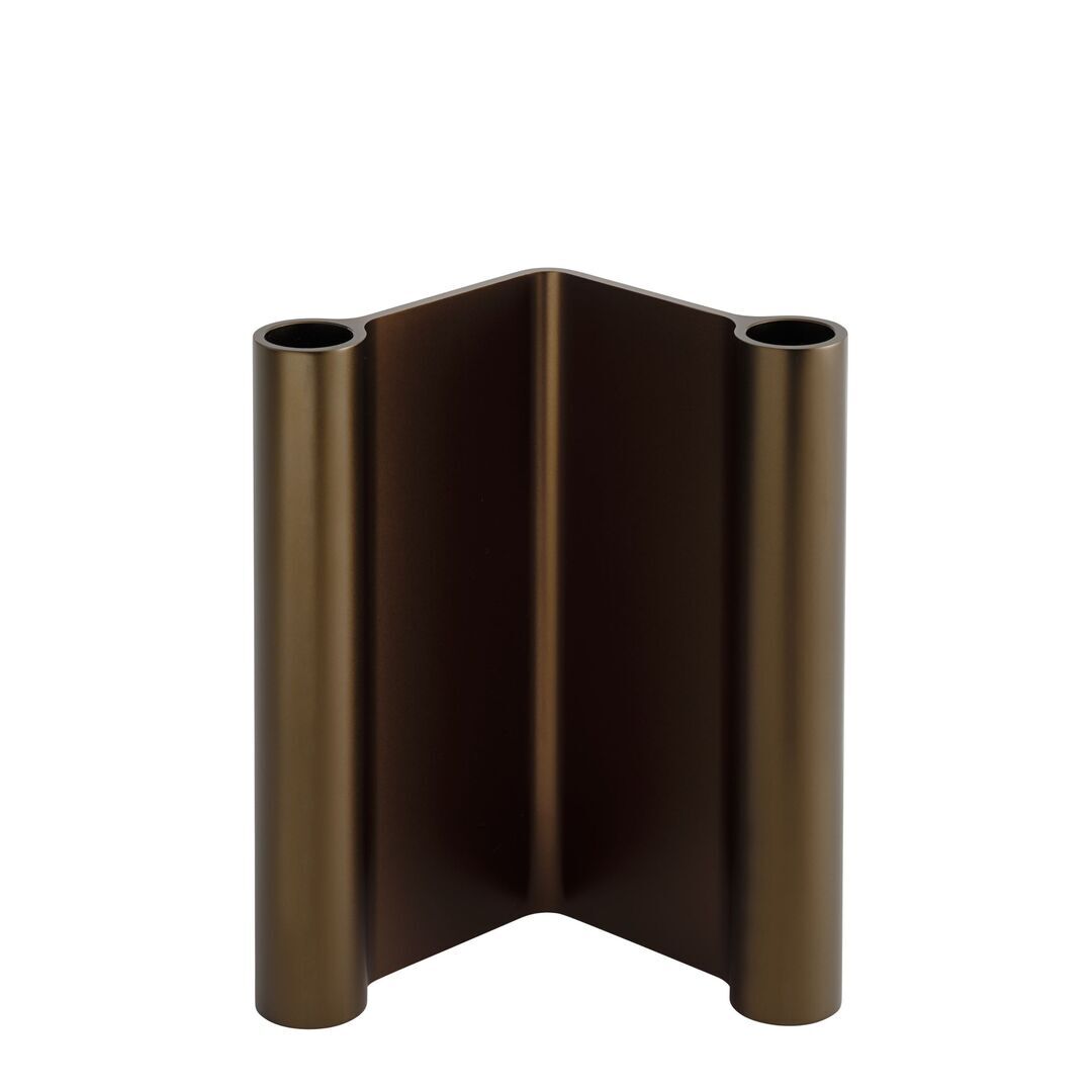 Muuto Kerzenhalter Pair von Muuto Braun, H: 18 cm