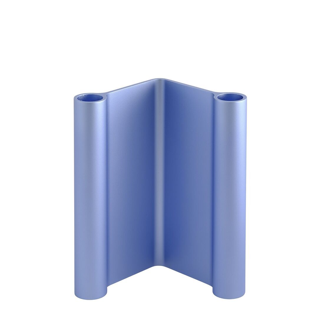 Muuto Kerzenhalter Pair von Muuto Hellblau, H: 18 cm