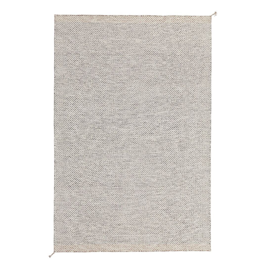 Muuto Recycelter Outdoor Teppich Ply von Muuto Black/White, 240 cm x 170 cm