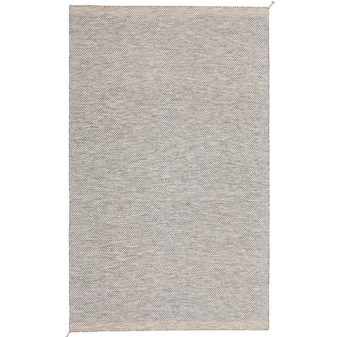 Muuto Recycelter Outdoor Teppich Ply von Muuto Black/White, 300 cm x 200 cm