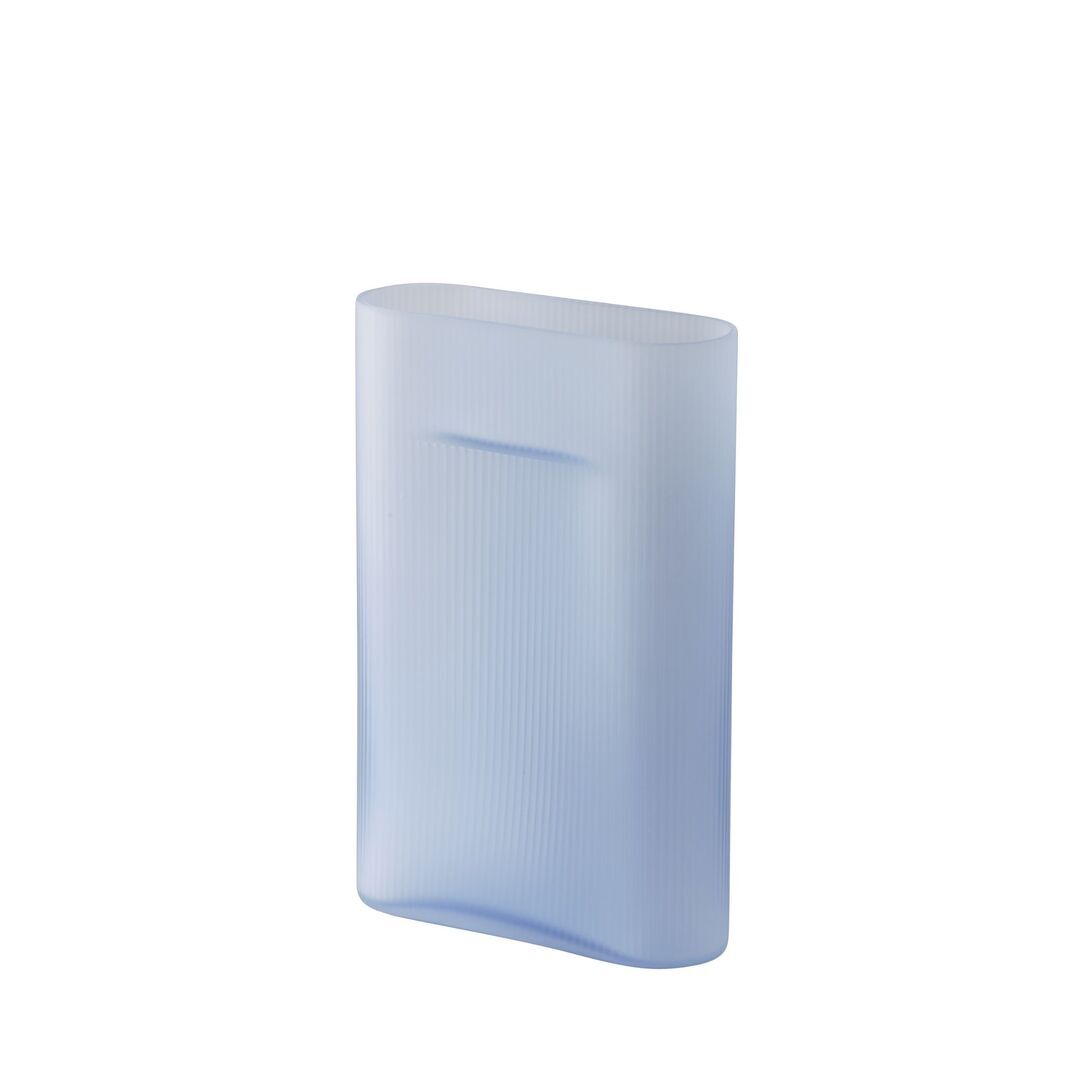 Muuto Ridge Vase Hellblau, H: 35 cm