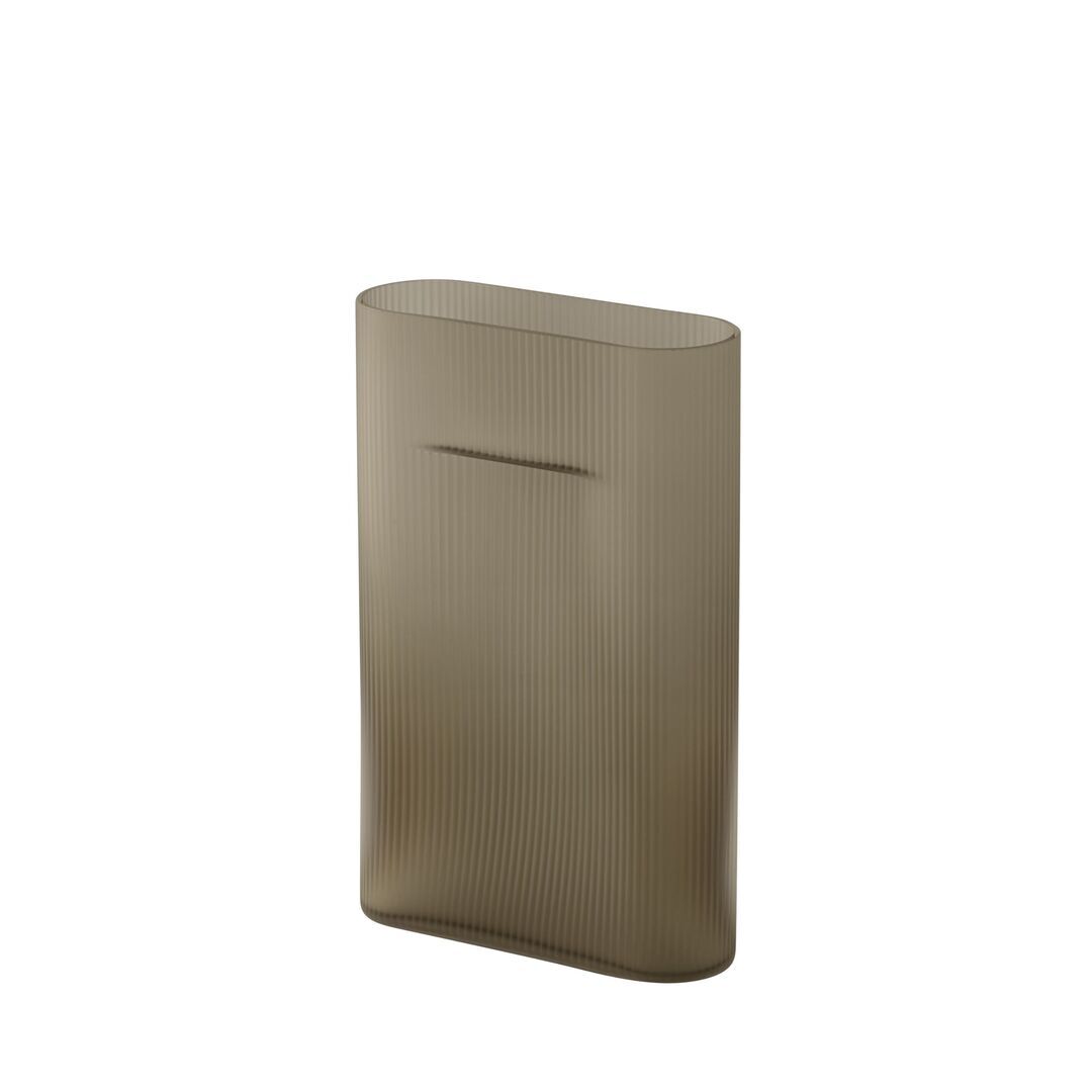 Muuto Ridge Vase Taupe, H: 35 cm