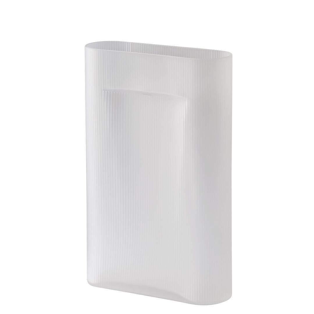 Muuto Ridge Vase Weiss, H: 48.5 cm