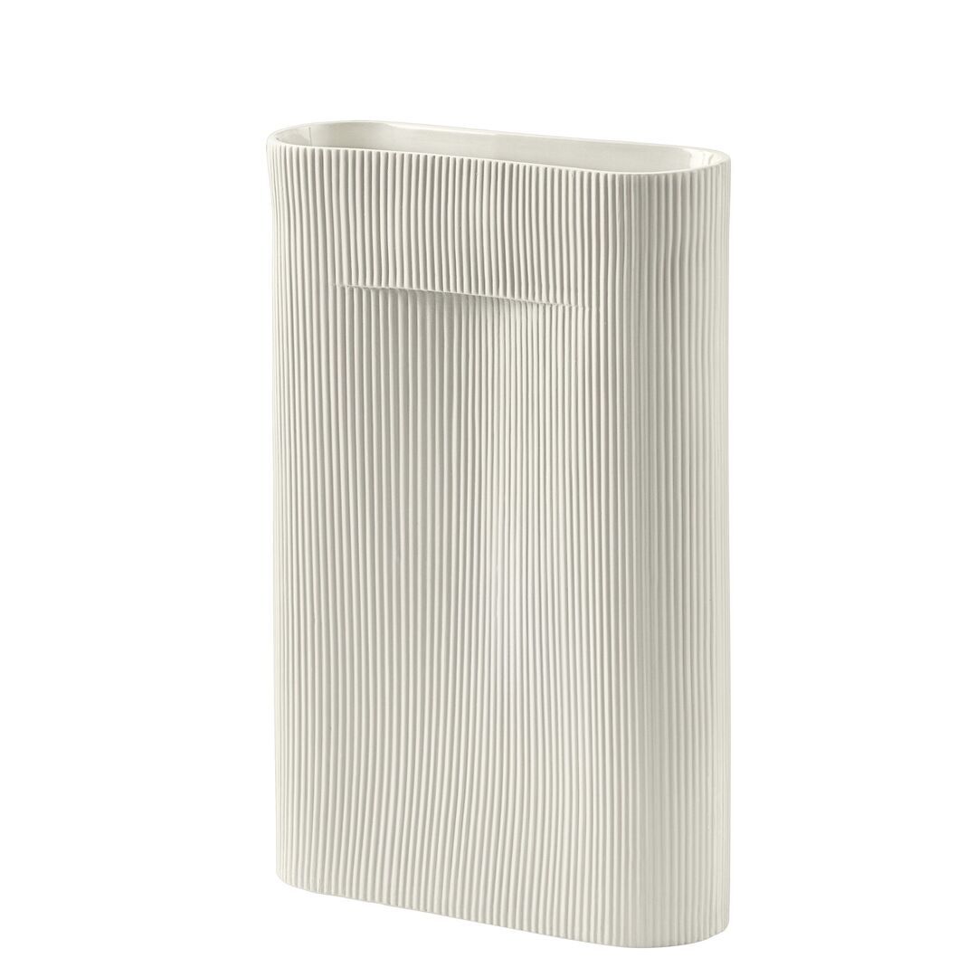 Muuto Ridge Vase Gebrochenes Weiss, H: 48.5 cm