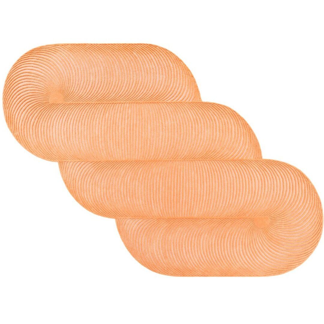 Gan-Rugs GIRO RUG von Gan Rug Pfirsich , L: 264 cm / B: 363 cm