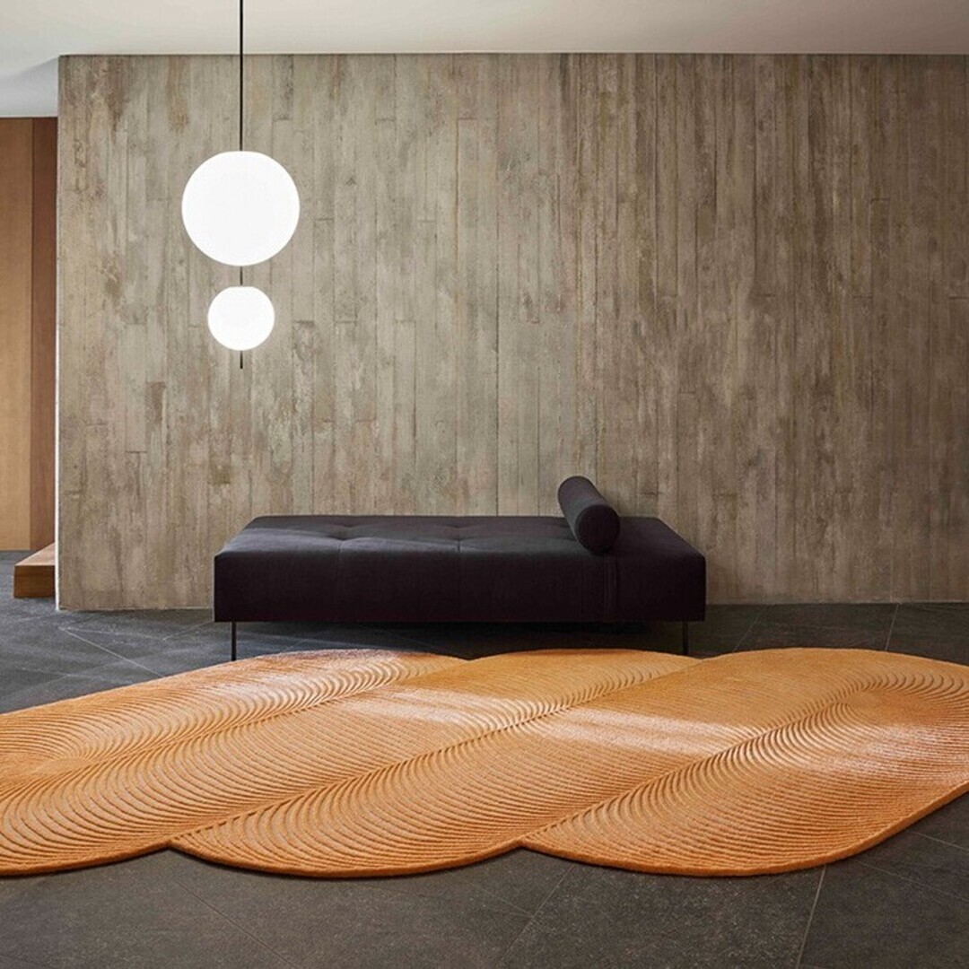 Gan-Rugs GIRO RUG von Gan Rug Pfirsich , L: 264 cm / B: 363 cm