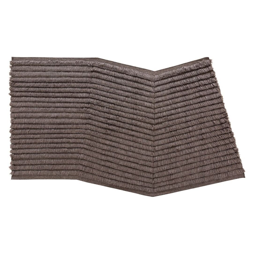 Gan-Rugs LINES RUG von Gan Rugs  Holzkohle, L: 172 cm / B: 80 cm