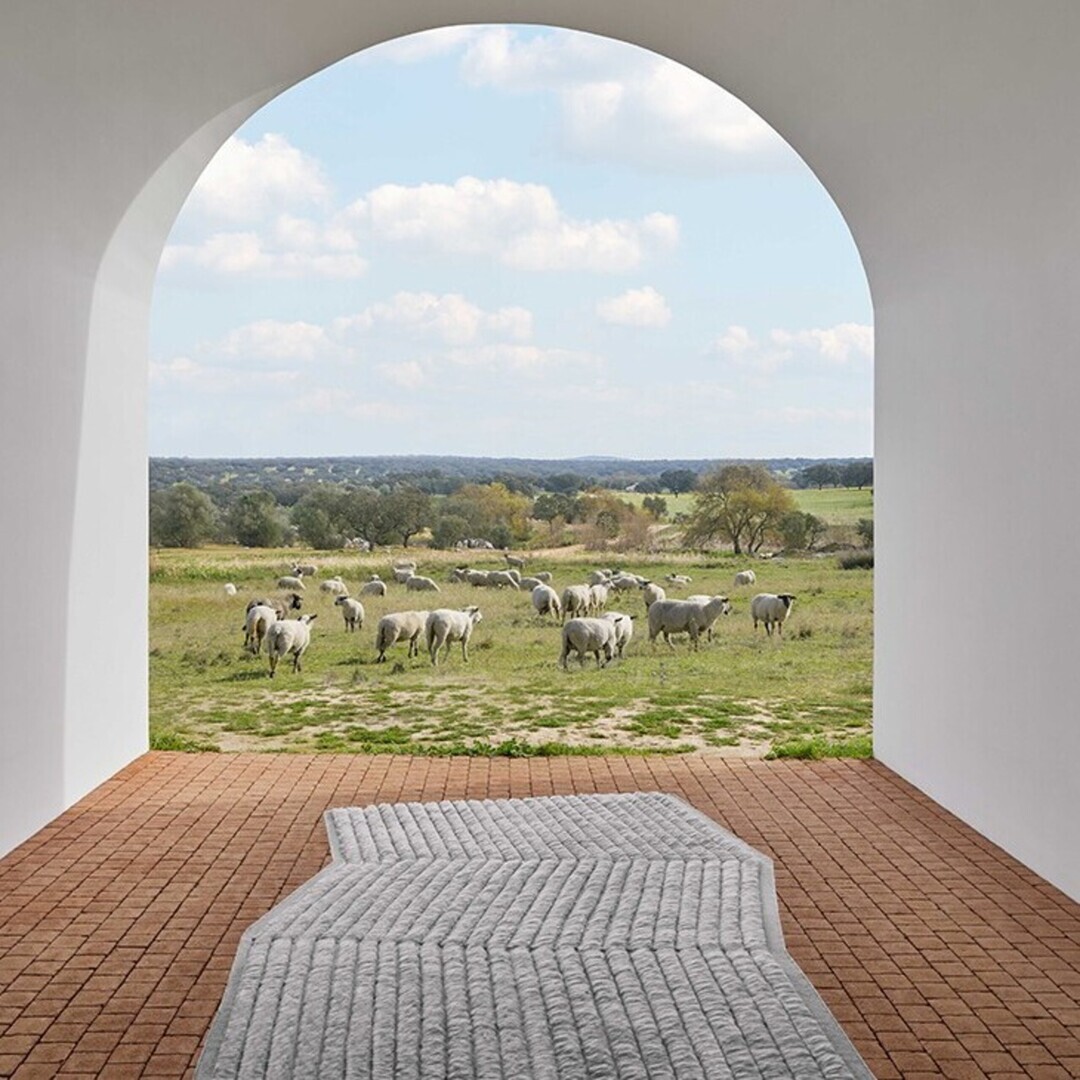 Gan-Rugs LINES RUG von Gan Rugs  Grau, L: 172 cm / B: 80 cm